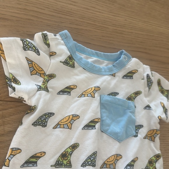 Coco moon surf Print Kids One Piece 0/6m - Picture 2 of 2